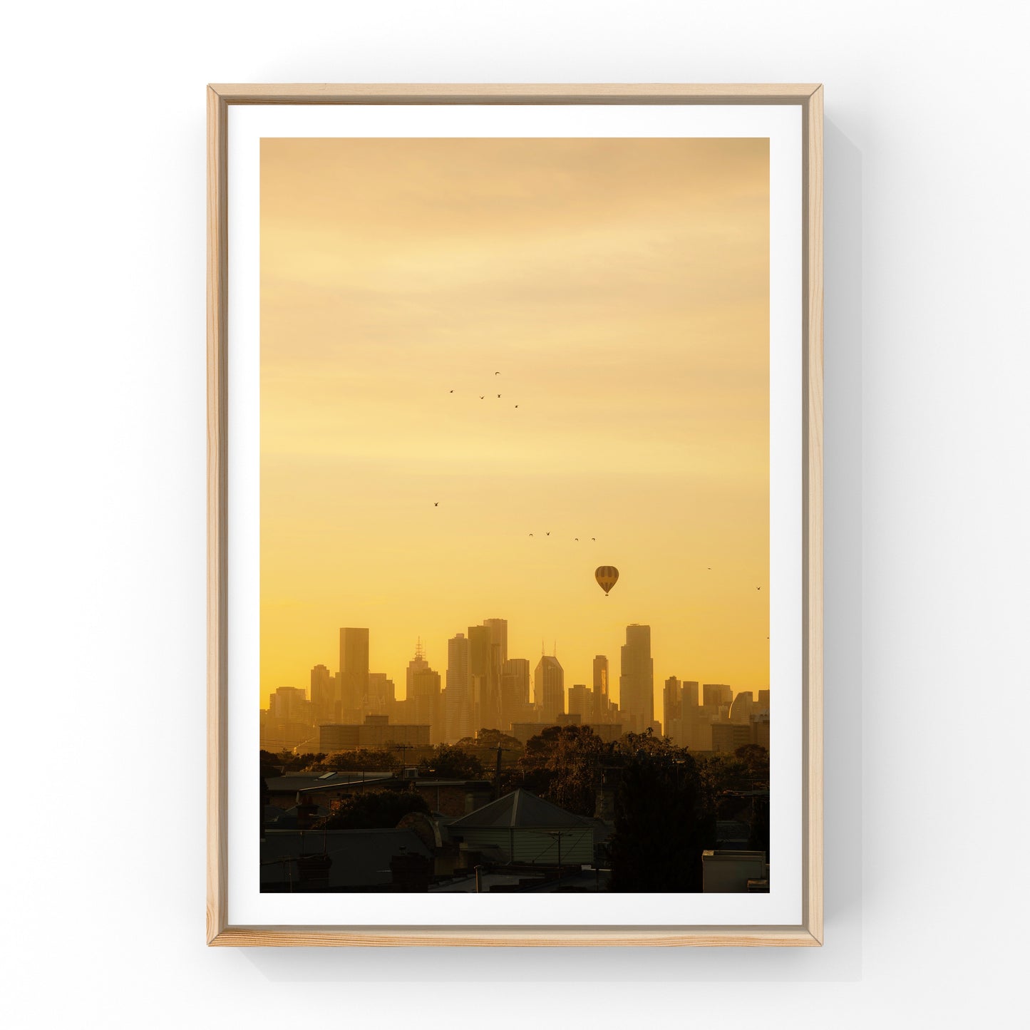 Melbourne City in Morning Light